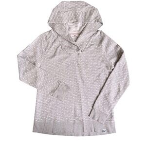 Vineyard Vines Womens Textured Dot Pullover Hoodie‎ Cotton French Terry Small
